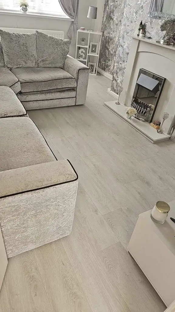 Living Room – White Laminate