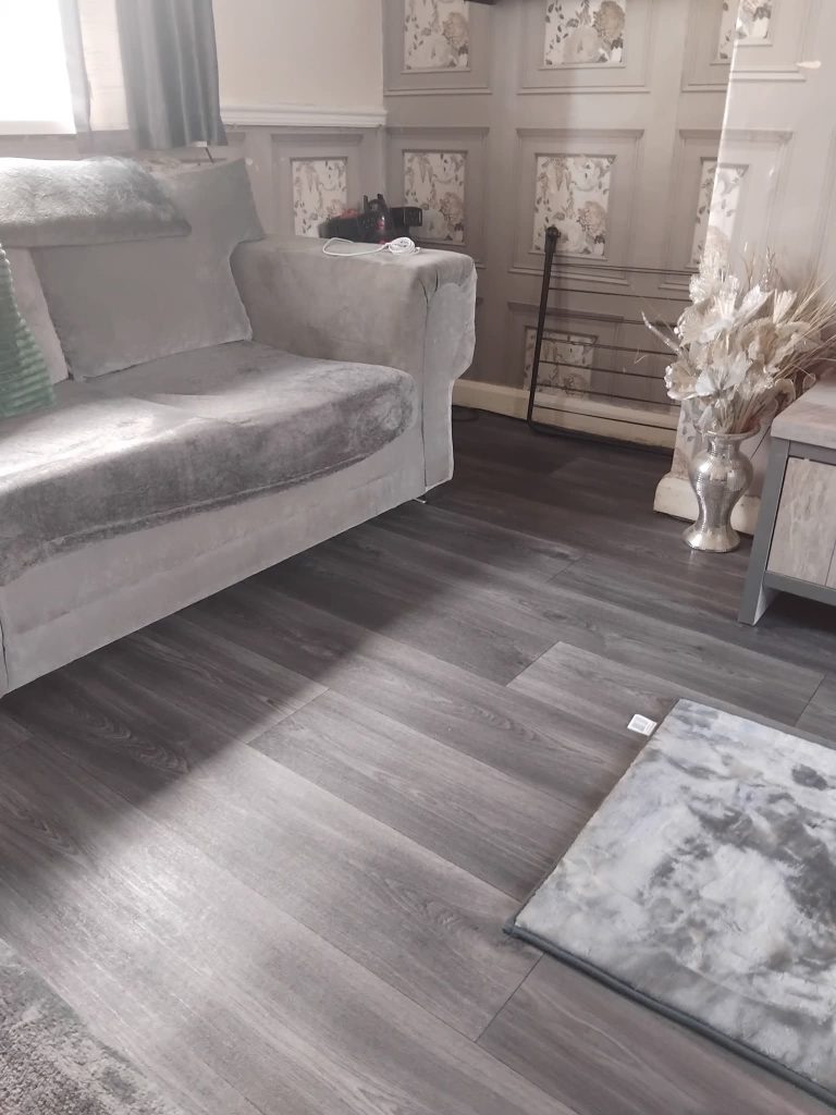 Living Room Lighter Grey Plank