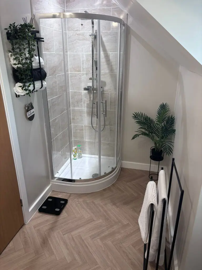 Herringbone Bathroom