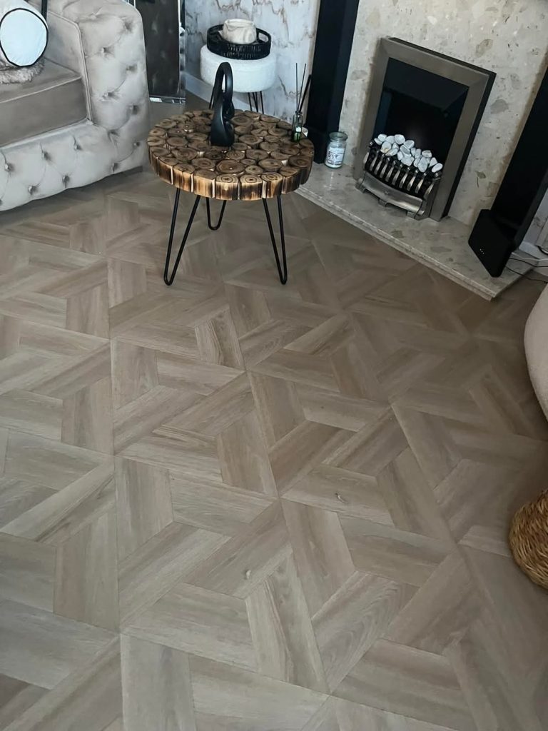 Vinyl Triangle Pattern